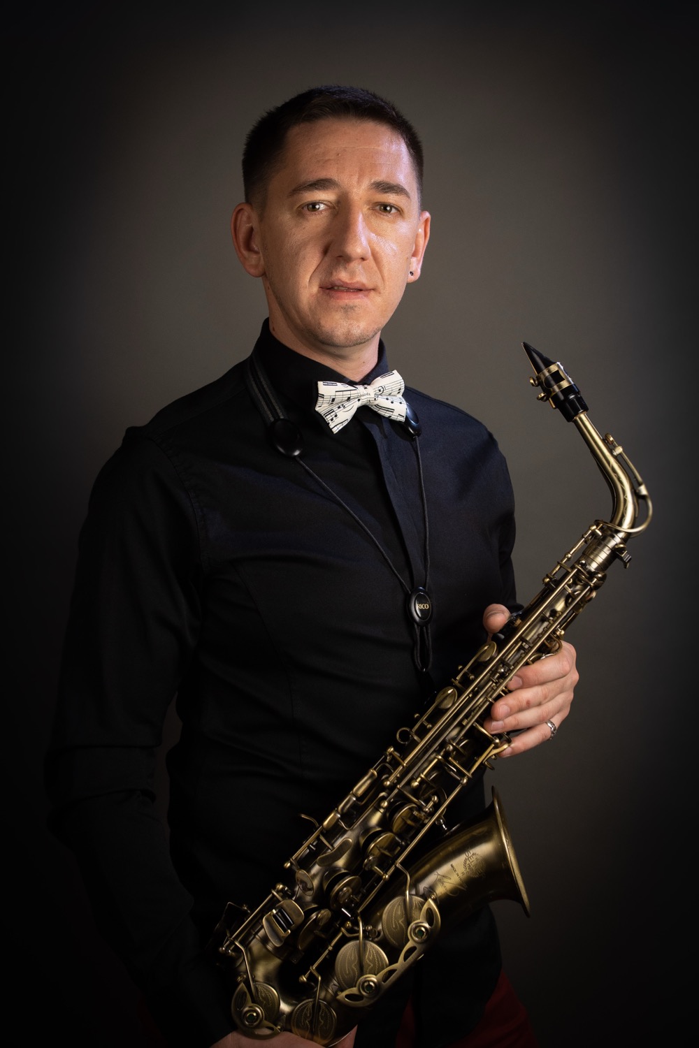 Saxophonist portrait
